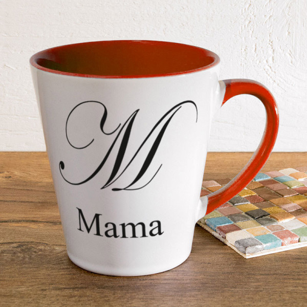 Tasse FUNNY Latte klein mit Wunschmotiv zum Muttertag